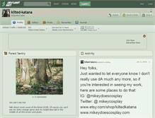 Tablet Screenshot of kilted-katana.deviantart.com