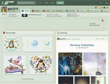 Tablet Screenshot of gala2025.deviantart.com