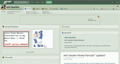 Desktop Screenshot of anti-sasuhina.deviantart.com