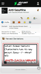 Mobile Screenshot of anti-sasuhina.deviantart.com