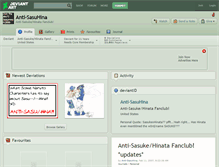 Tablet Screenshot of anti-sasuhina.deviantart.com