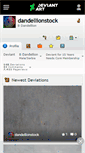 Mobile Screenshot of dandellionstock.deviantart.com