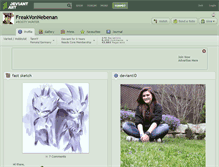 Tablet Screenshot of freakvonnebenan.deviantart.com