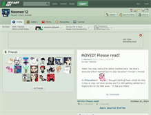 Tablet Screenshot of neomen12.deviantart.com