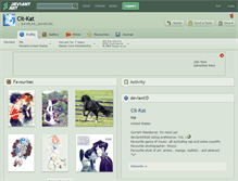 Tablet Screenshot of cit-kat.deviantart.com