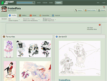 Tablet Screenshot of frostedflora.deviantart.com