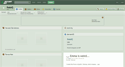 Desktop Screenshot of ihatefj.deviantart.com