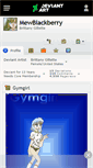 Mobile Screenshot of mewblackberry.deviantart.com