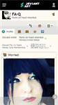 Mobile Screenshot of fa-q.deviantart.com
