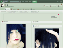 Tablet Screenshot of fa-q.deviantart.com