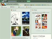 Tablet Screenshot of gerita-hurt-comfort.deviantart.com