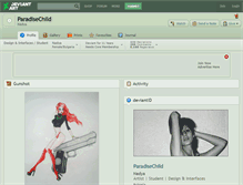 Tablet Screenshot of paradisechild.deviantart.com