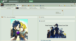 Desktop Screenshot of ff-crisis-core-club.deviantart.com