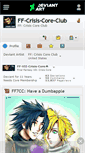 Mobile Screenshot of ff-crisis-core-club.deviantart.com