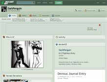 Tablet Screenshot of darkpenguin.deviantart.com