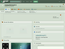 Tablet Screenshot of mybackitches013.deviantart.com