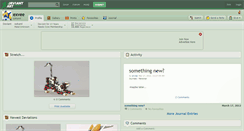 Desktop Screenshot of exvee.deviantart.com