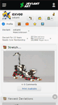 Mobile Screenshot of exvee.deviantart.com