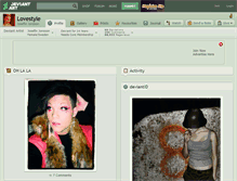 Tablet Screenshot of lovestyle.deviantart.com