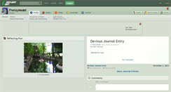 Desktop Screenshot of frenzymodel.deviantart.com