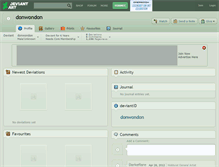 Tablet Screenshot of donwondon.deviantart.com