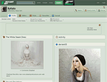 Tablet Screenshot of bykato.deviantart.com