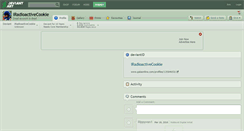 Desktop Screenshot of iradioactivecookie.deviantart.com