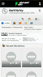 Mobile Screenshot of markvarley.deviantart.com