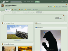 Tablet Screenshot of nidhoggr-dragen.deviantart.com