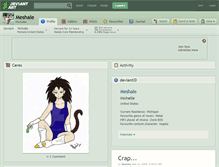 Tablet Screenshot of meshale.deviantart.com