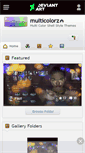 Mobile Screenshot of multicolorz.deviantart.com