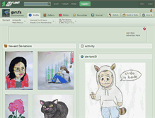 Tablet Screenshot of garufa.deviantart.com