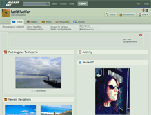 Tablet Screenshot of lucid-lucifer.deviantart.com