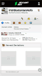 Mobile Screenshot of irishbostonianmofo.deviantart.com