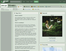 Tablet Screenshot of girlscape.deviantart.com