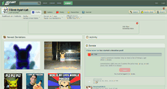 Desktop Screenshot of i-love-nyan-cat.deviantart.com