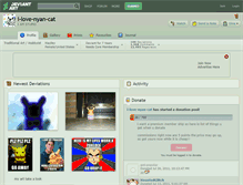 Tablet Screenshot of i-love-nyan-cat.deviantart.com