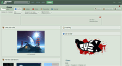 Desktop Screenshot of gmex.deviantart.com