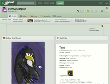 Tablet Screenshot of eternalscorpion.deviantart.com