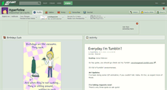 Desktop Screenshot of hyperfeline.deviantart.com