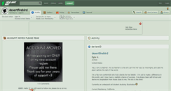 Desktop Screenshot of desertfirebird.deviantart.com