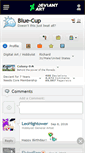 Mobile Screenshot of blue-cup.deviantart.com