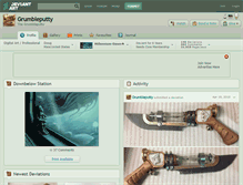 Tablet Screenshot of grumbleputty.deviantart.com