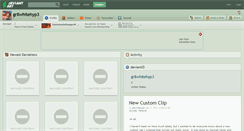 Desktop Screenshot of gr8whitehyp3.deviantart.com