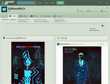 Tablet Screenshot of derfrankreich.deviantart.com