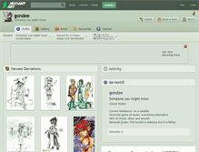 Tablet Screenshot of gondee.deviantart.com