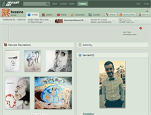 Tablet Screenshot of bezaina.deviantart.com