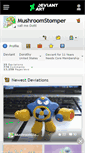 Mobile Screenshot of mushroomstomper.deviantart.com