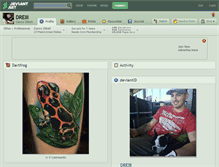 Tablet Screenshot of dreiii.deviantart.com