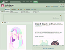 Tablet Screenshot of jenjensenichi.deviantart.com